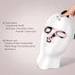 7-Color Wireless LED Facial & Neck Mask – Rechargeable Photon Therapy Beauty Device
